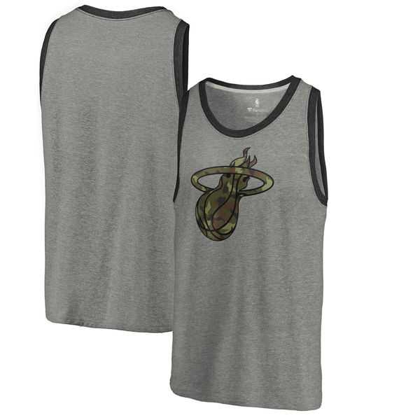 Miami Heat Fanatics Branded Camo Collection Prestige Tri-Blend Tank Top - Heathered Gray,We sell and wholesale Miami Heat Fanatics Branded Camo Collection Prestige Tri-Blend Tank Top - Heathered Gray on line form chian!